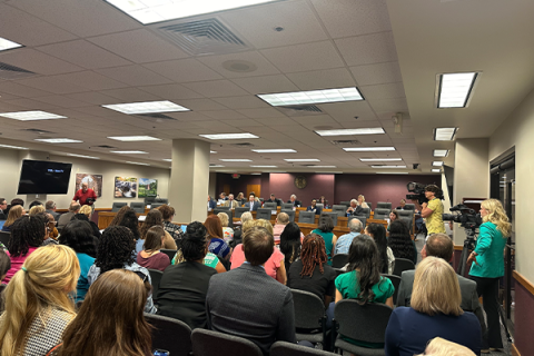 Hearing room packed at Veto Session