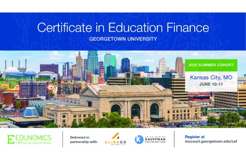 Certificate in Education Finance flyer