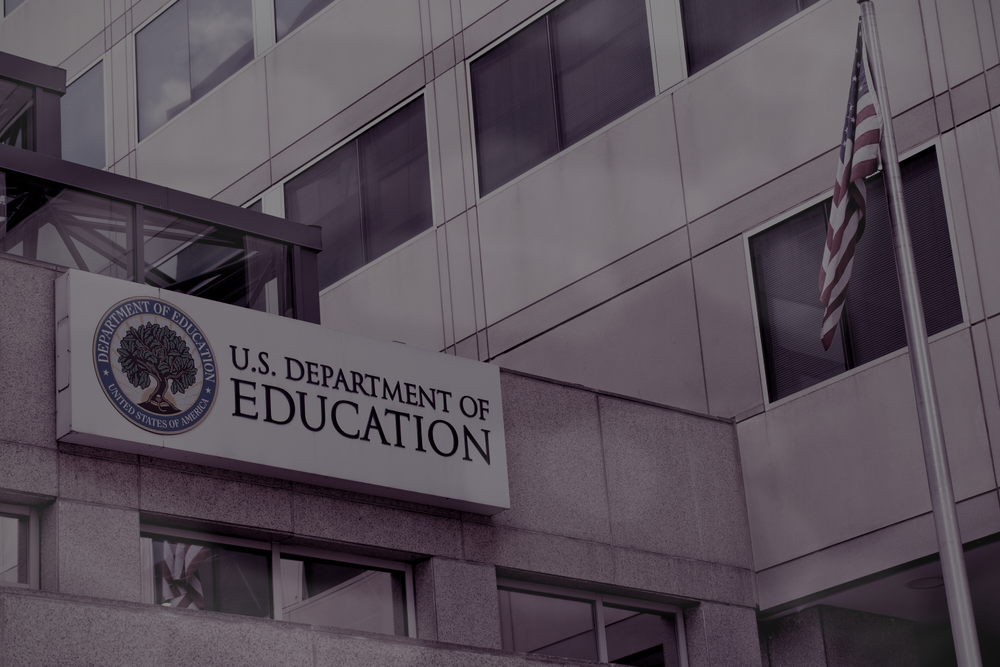 Exterior shot of the education department